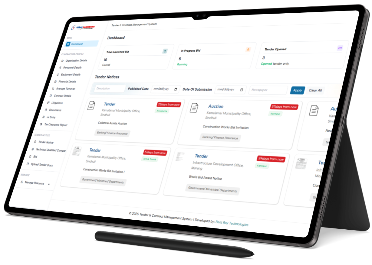 Notice & Announcement Publishing